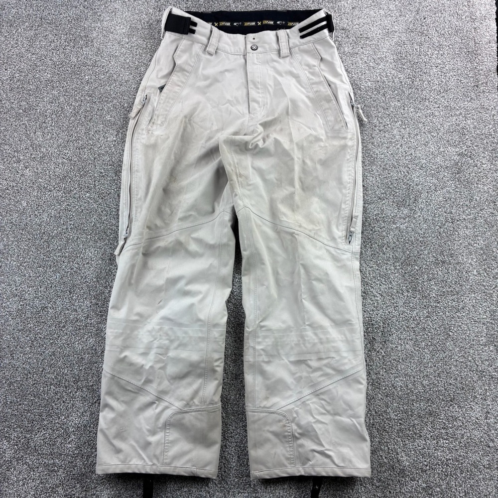 Descente DNA‎ Snow Pants Mens 32 Beige Technical Ski Snowboard Cargo Waterproof
